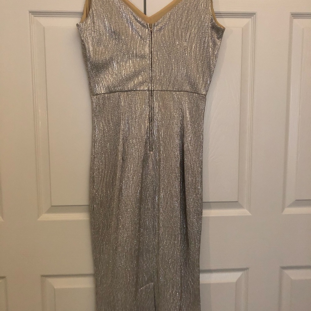 Silver Vintage Style Evening Dress
